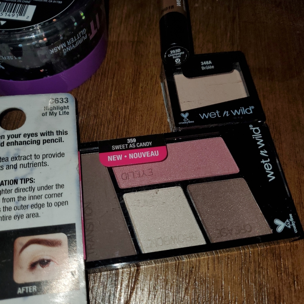 14 Wet n Wild Makeup & Skincare Lot - Eyeshadow / Glitter Mask / Setting Powder - Picture 11 of 13